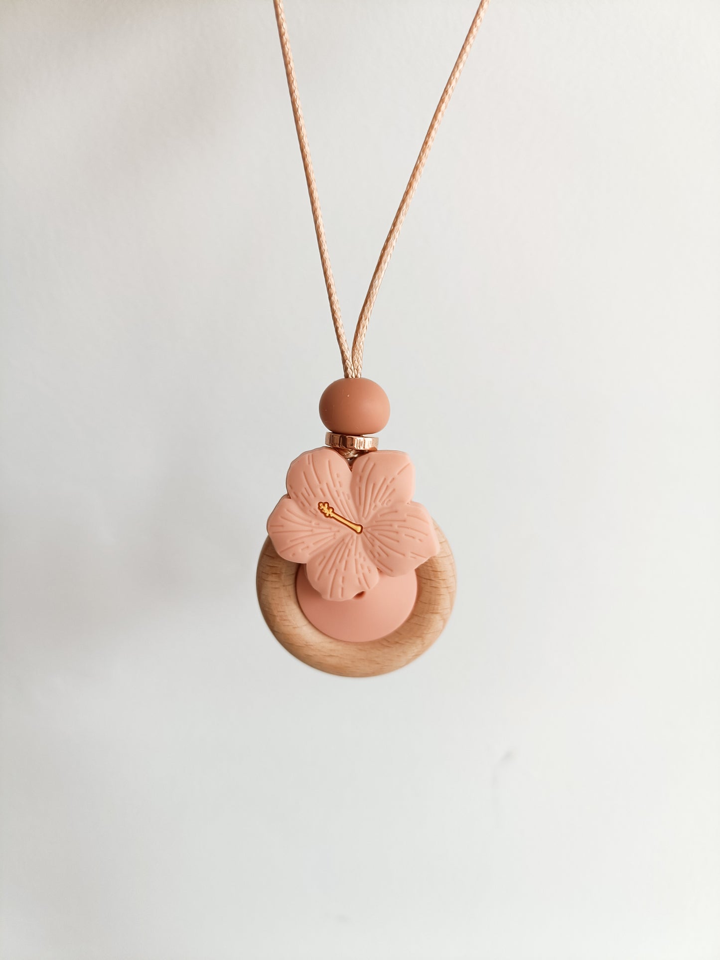 Lily floral bloom breastfeeding and teething pendant