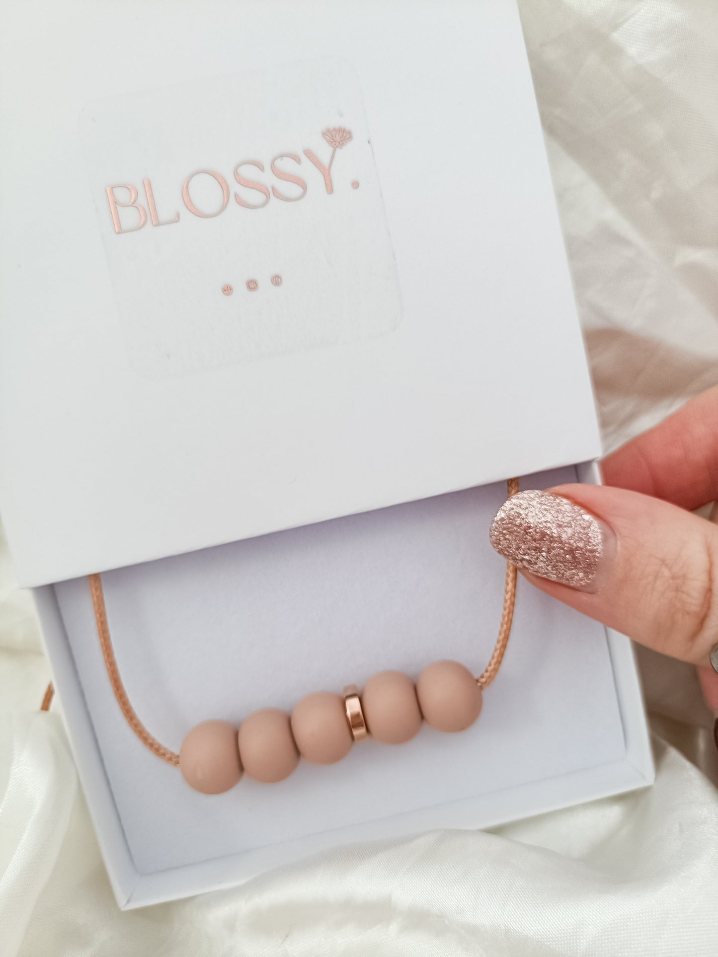 SIlicone Dusty Pastel Bar Necklace