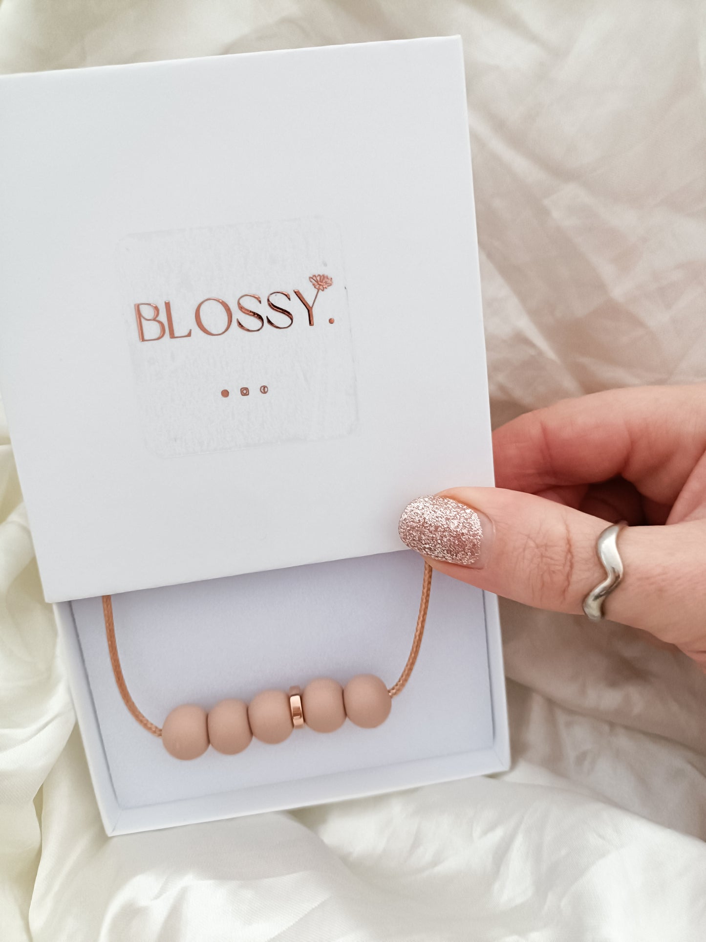 SIlicone Dusty Pastel Bar Necklace