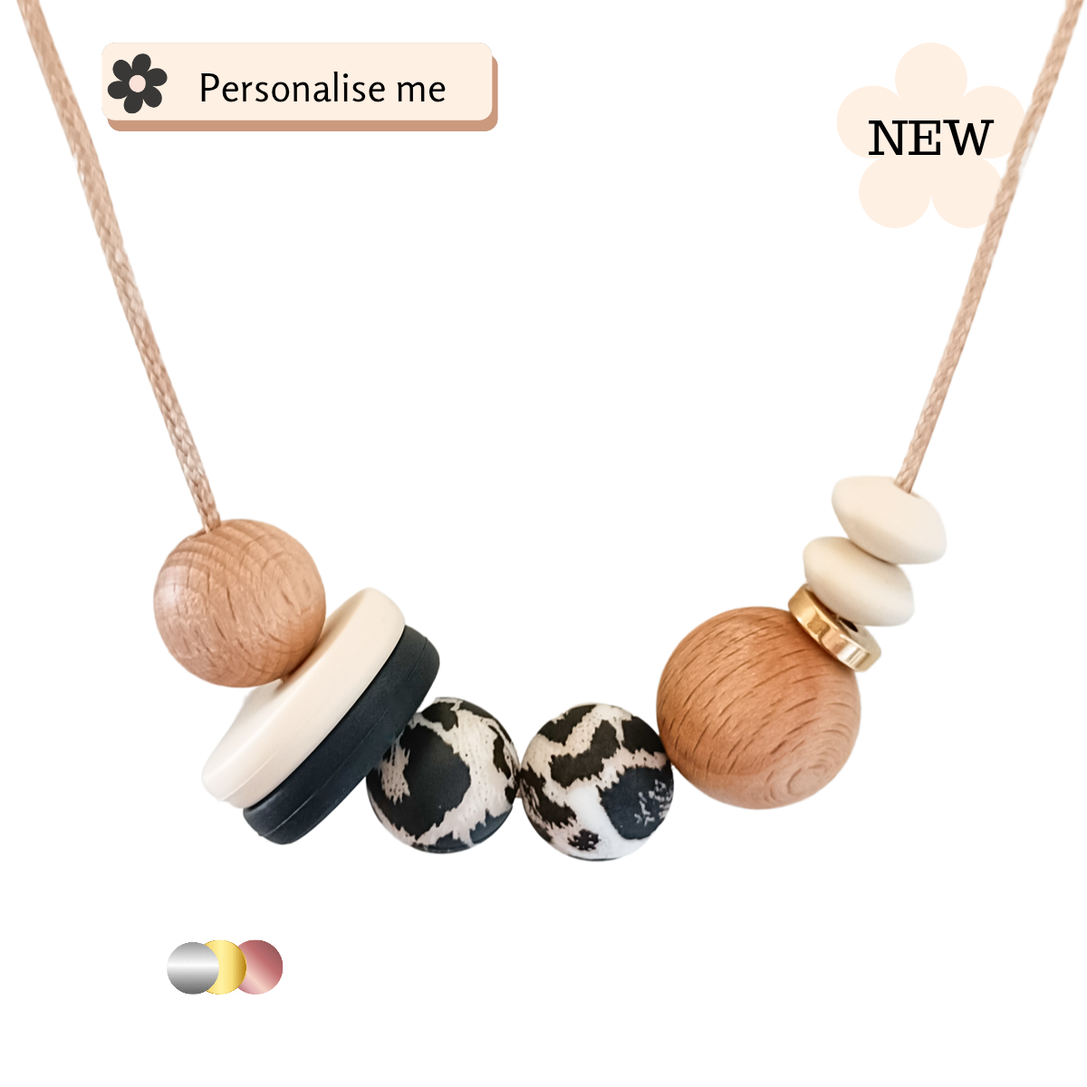 Leopard Simple Balance Necklace