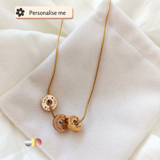 Gold Dainty Memories keepsake Necklace