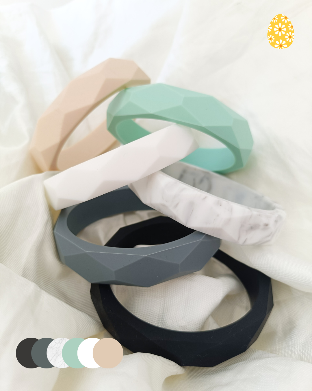Teething Bangle Silicone Bracelet