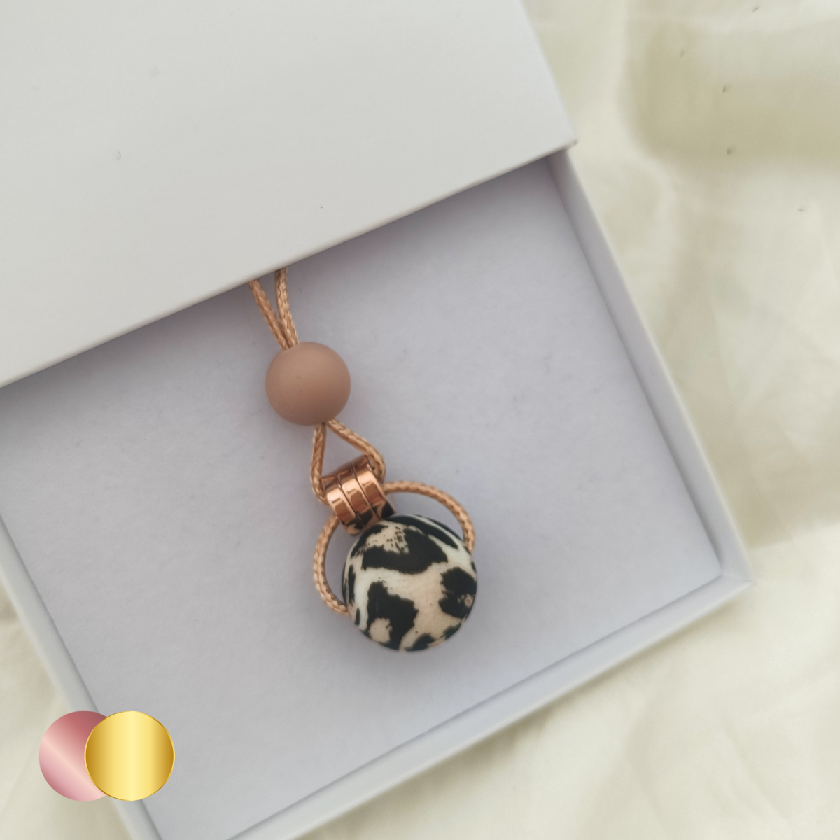 leopard Oatmeal Pendant
