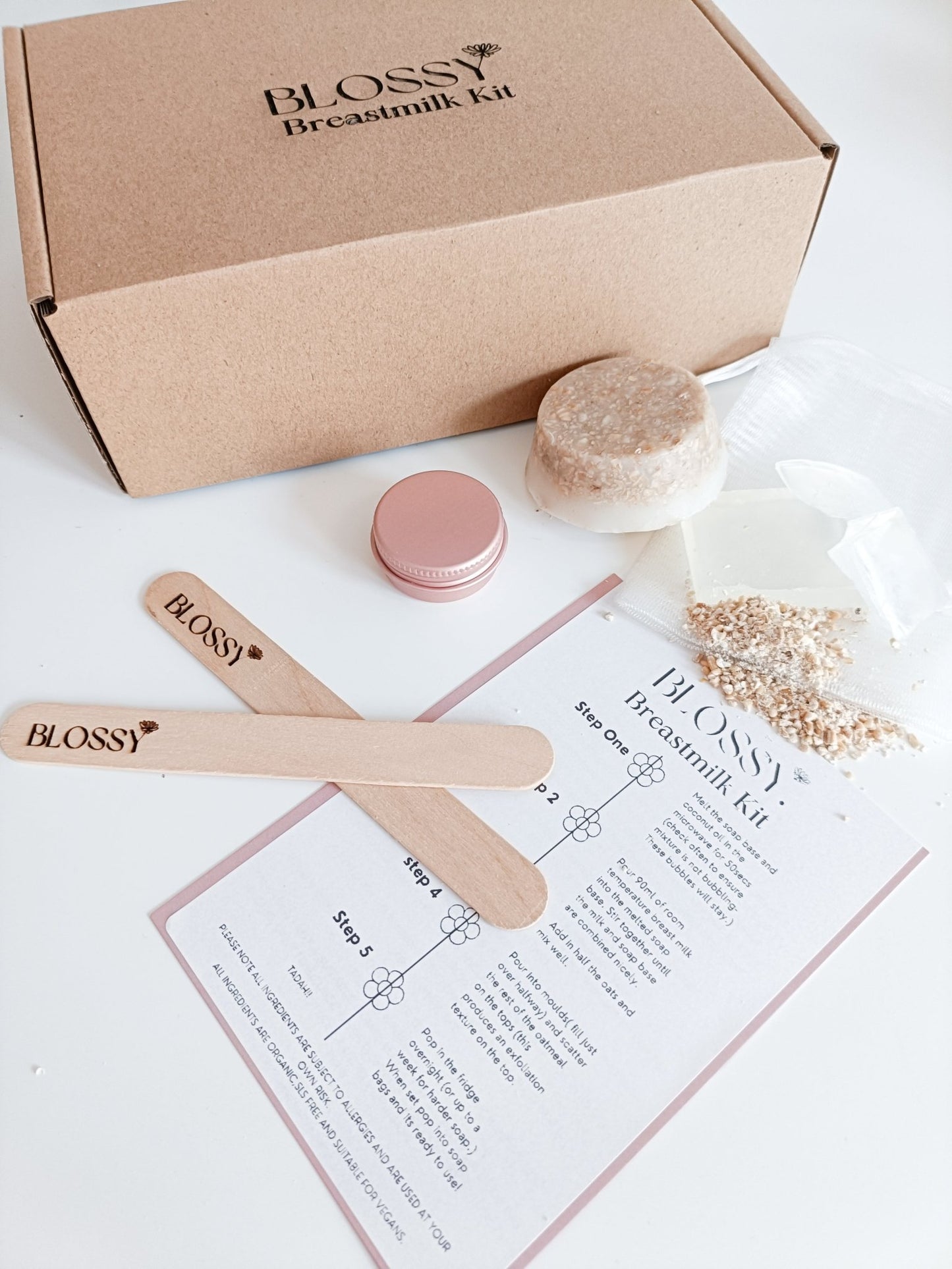 Blossy Breastmilk soap Kit - Blossy