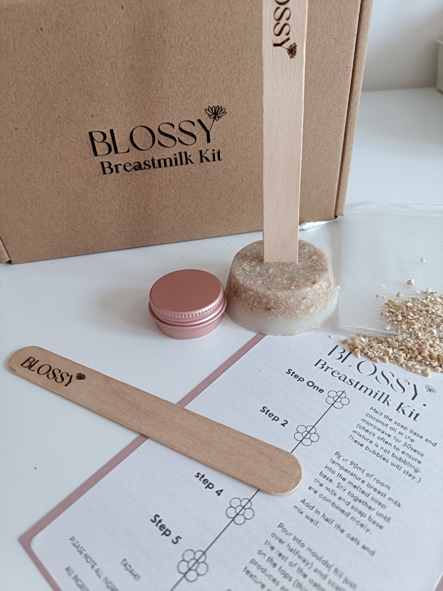 Blossy Breastmilk soap Kit - Blossy