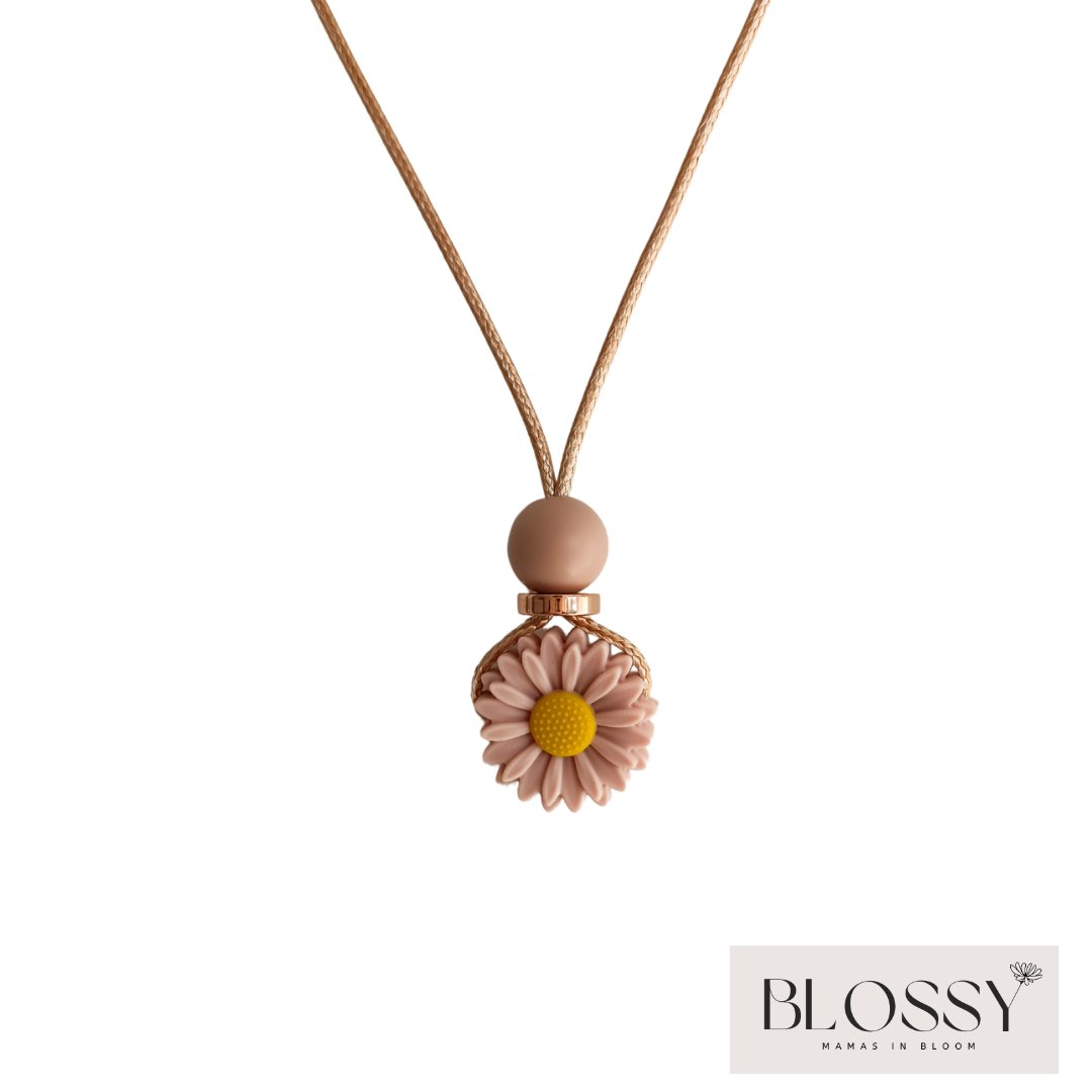 Blossy Pink Dainty Daisy Pendant - Blossy