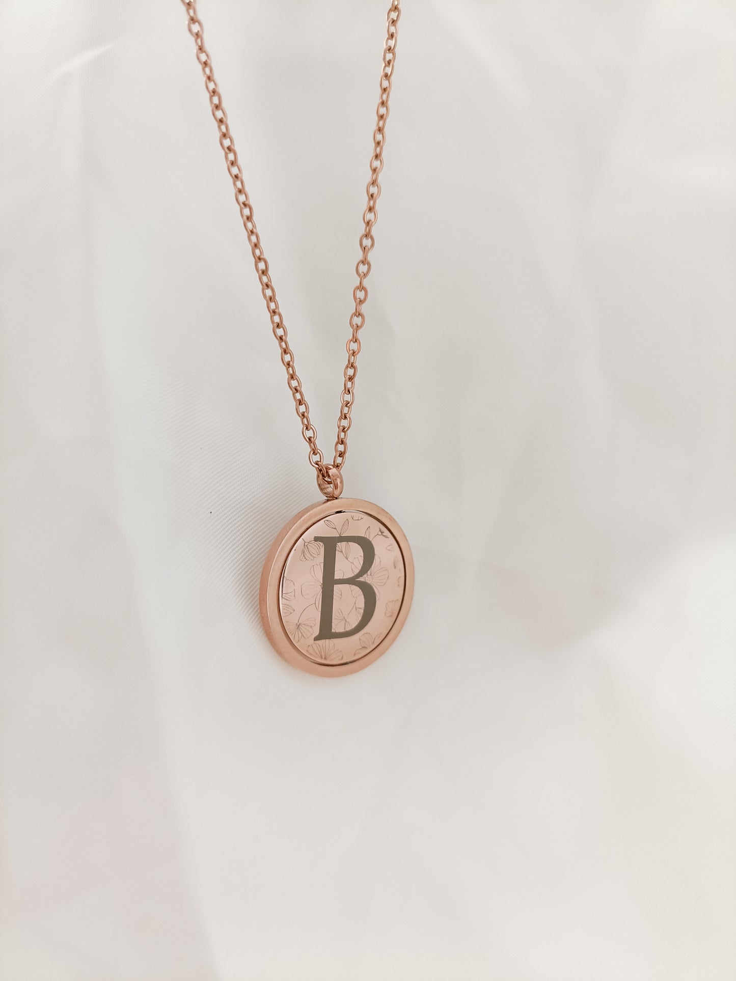 Initially Bloom Keepsake Necklace