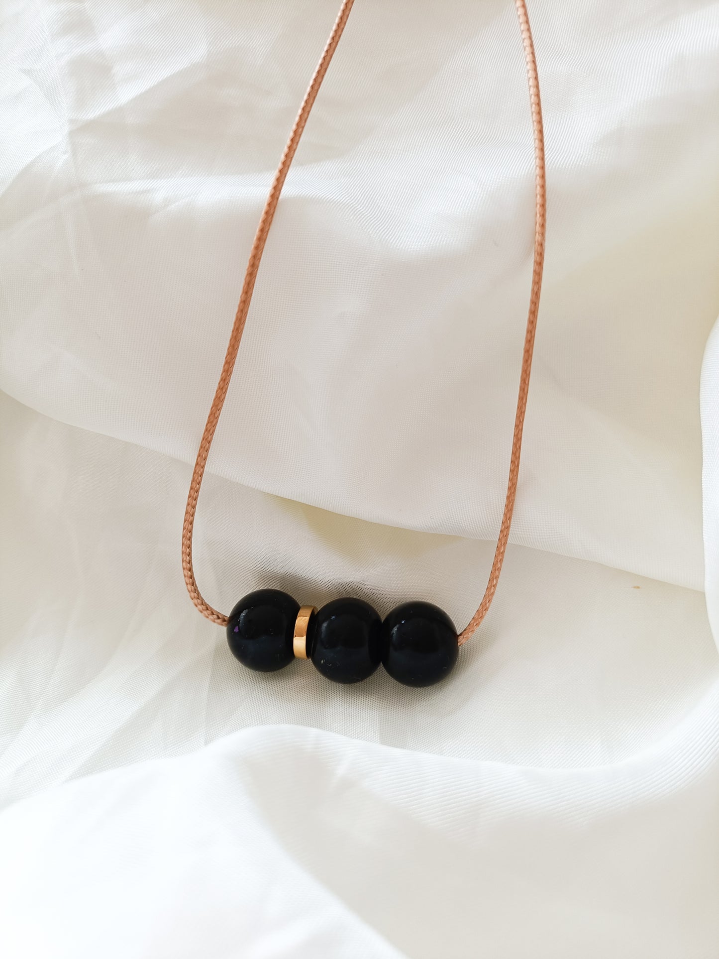 Silicone Bar Nursing necklace Black