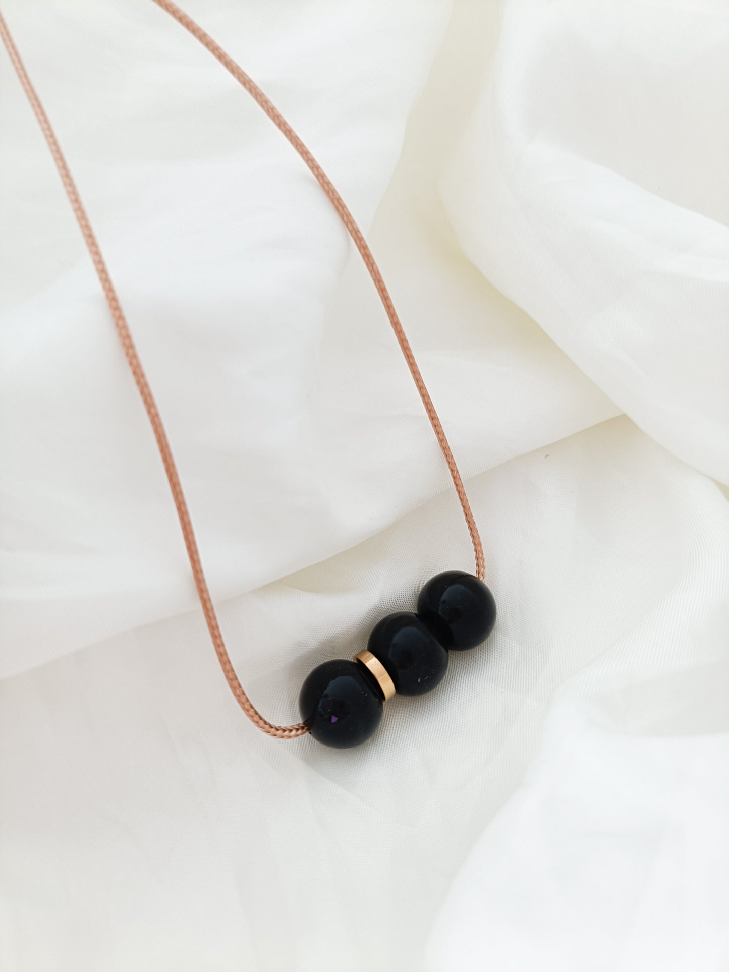 Silicone Bar Nursing necklace Black