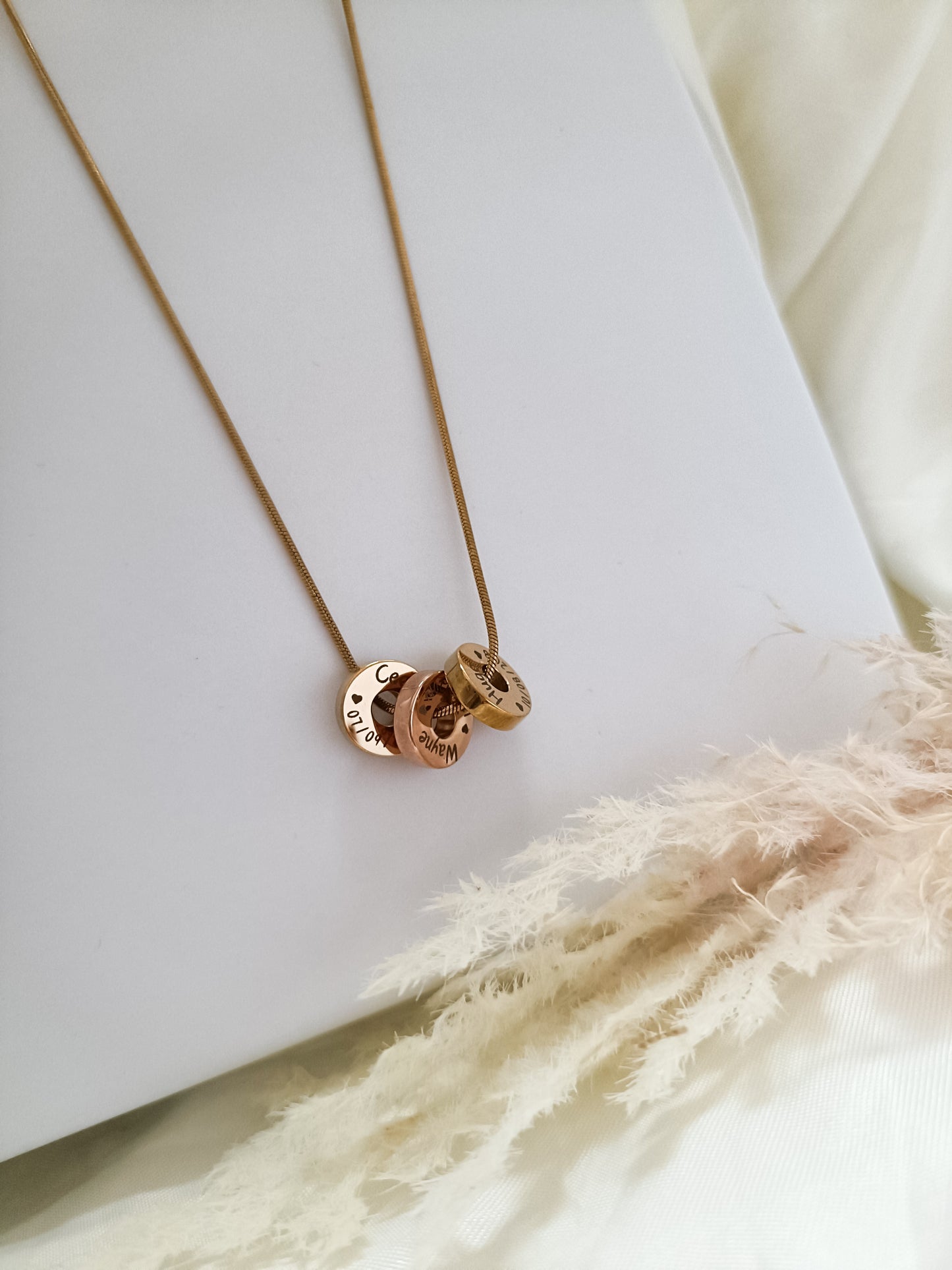 Gold Dainty Memories keepsake Necklace