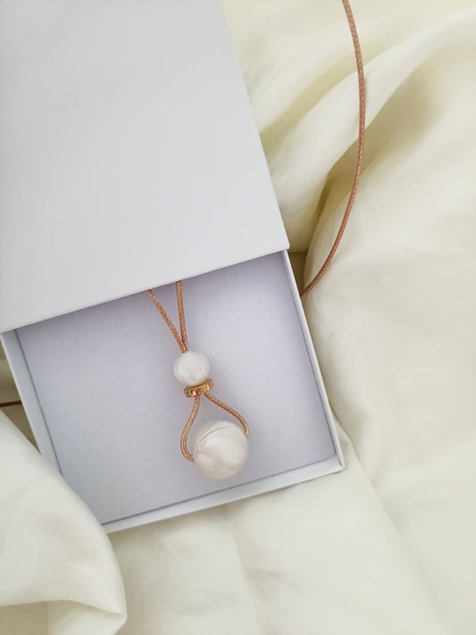 Ivory Pearl Drop Pendant