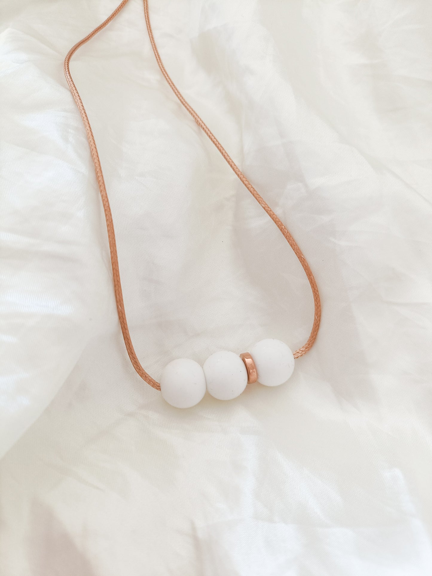 Silicone Bar Nursing necklace Black