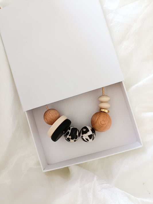 Leopard Simple Balance Necklace