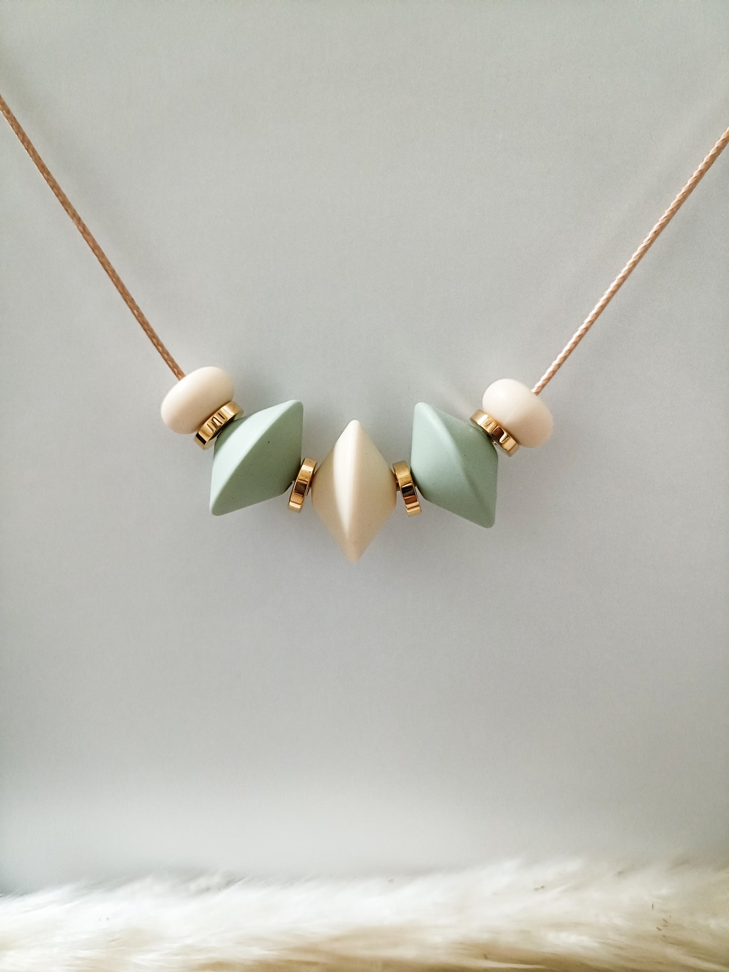 Sage & Cream Necklace