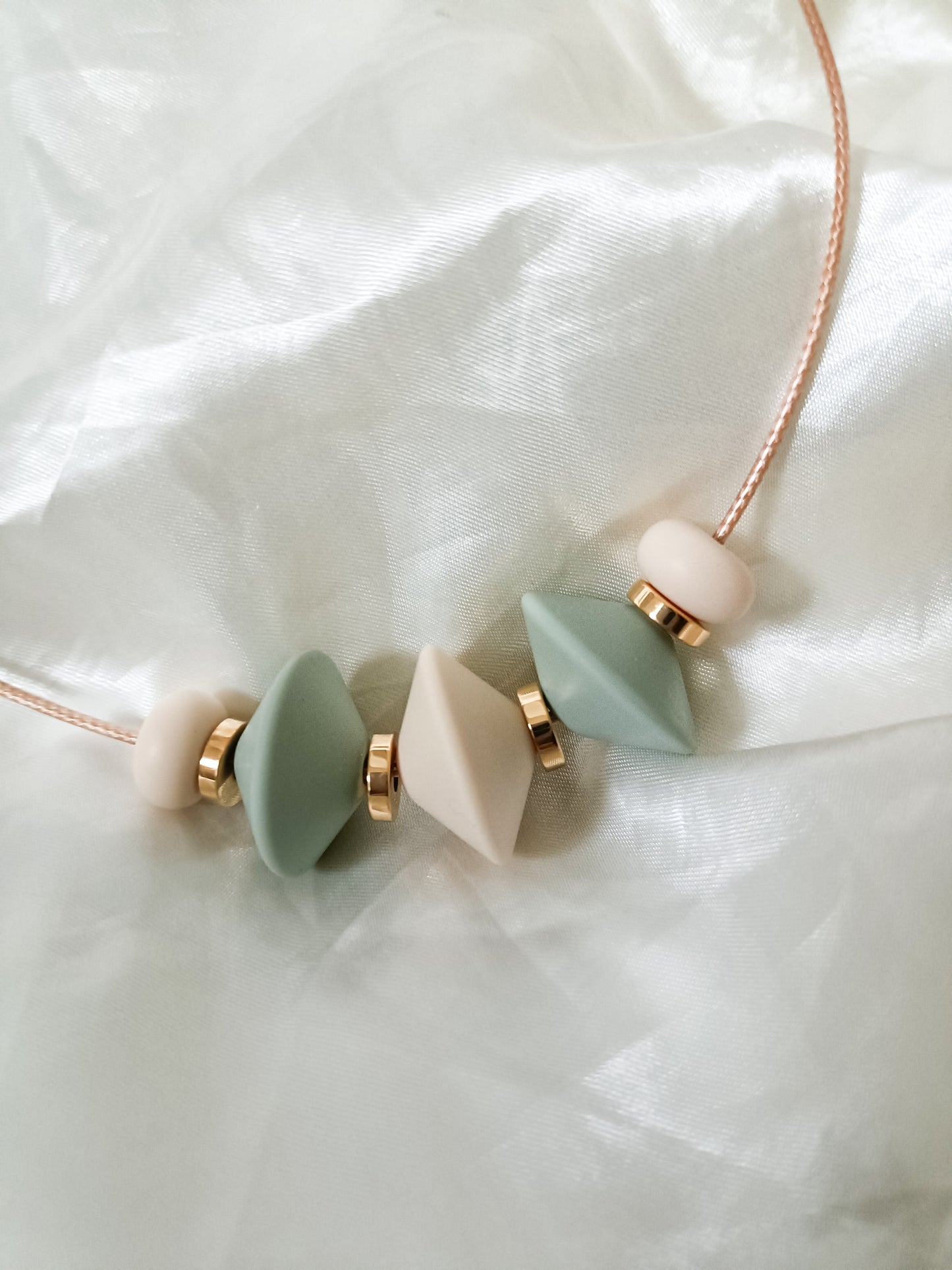 Sage & Cream Necklace
