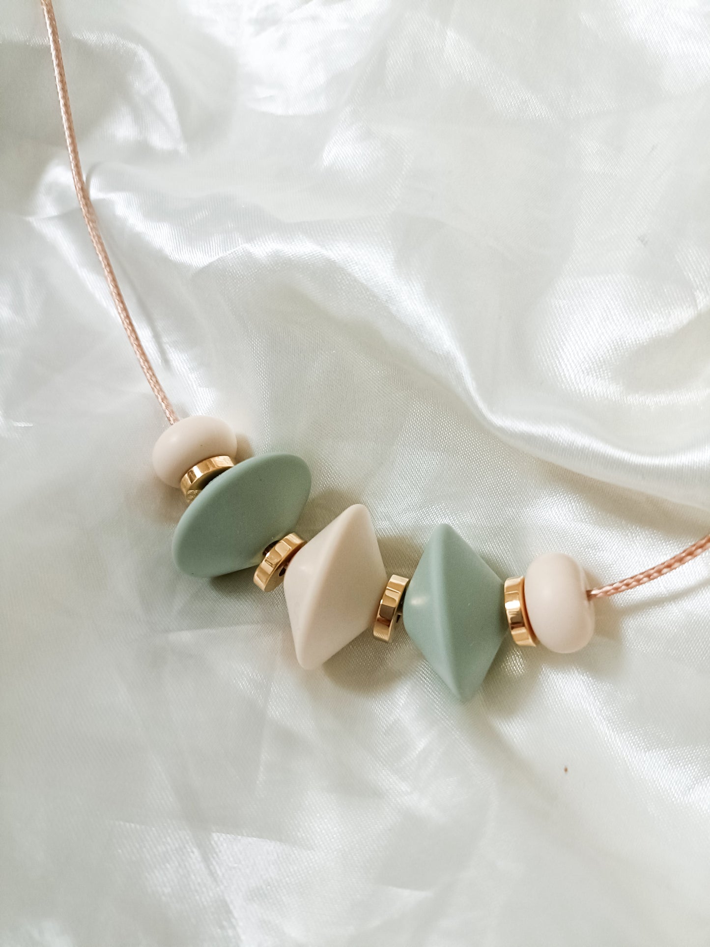 Sage & Cream Necklace