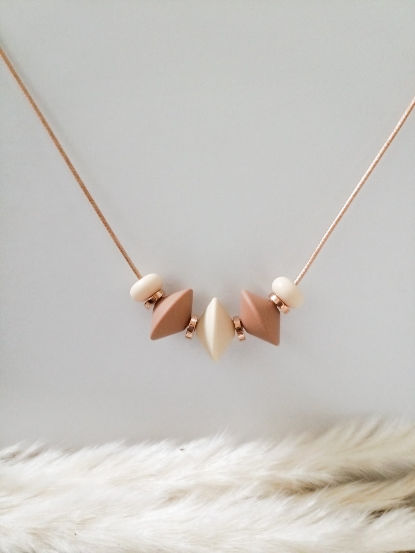 Coffee & Cream Necklace