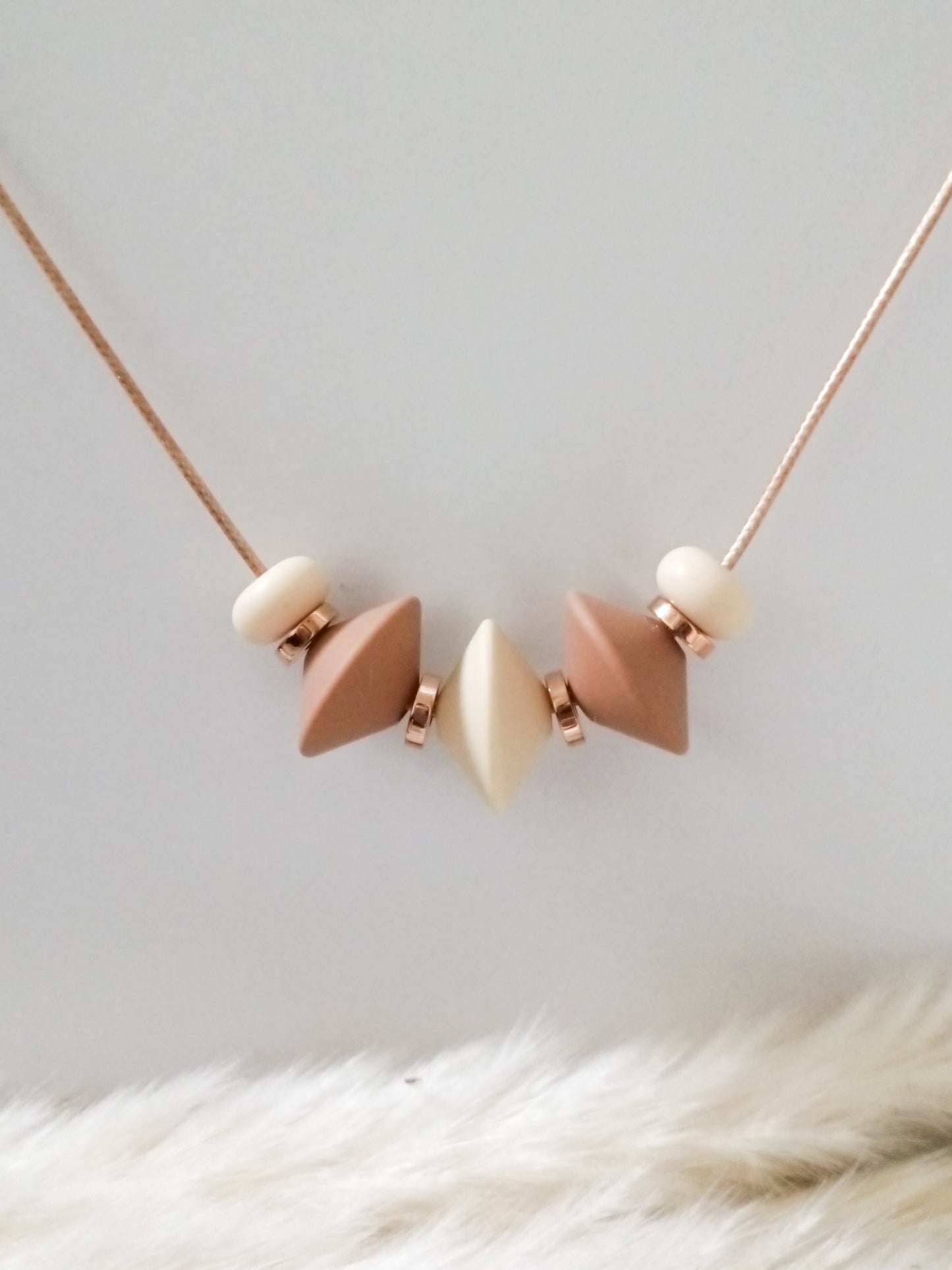 Coffee & Cream Necklace