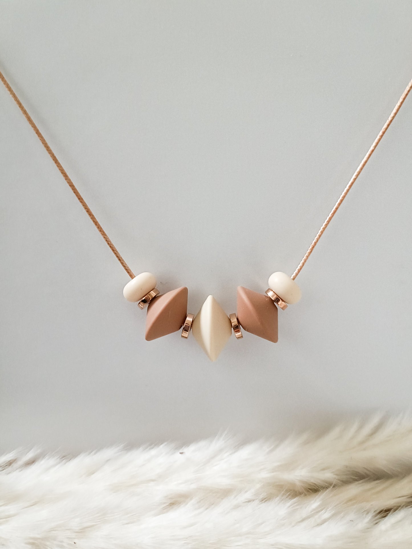 Coffee & Cream Necklace