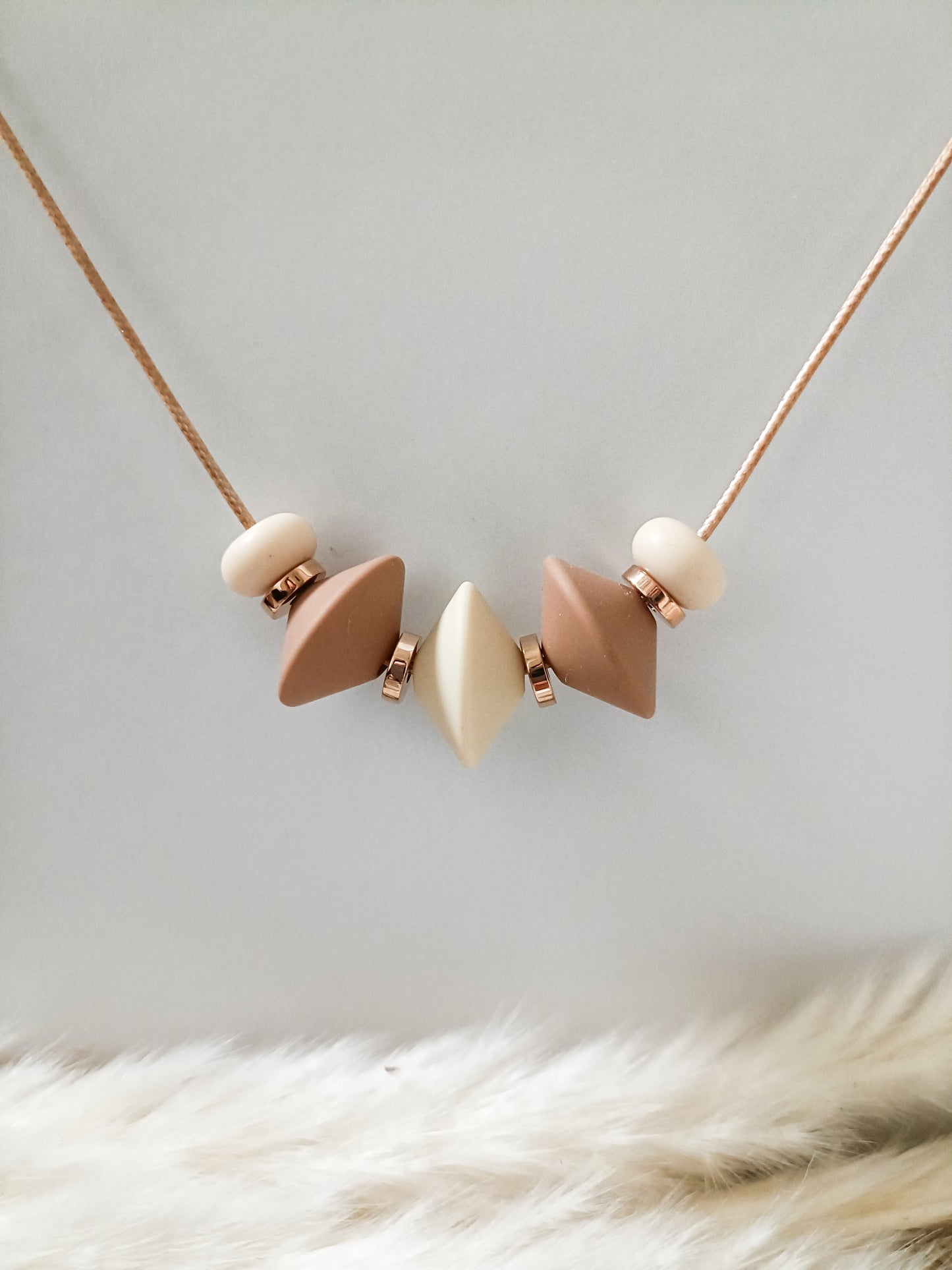 Coffee & Cream Necklace