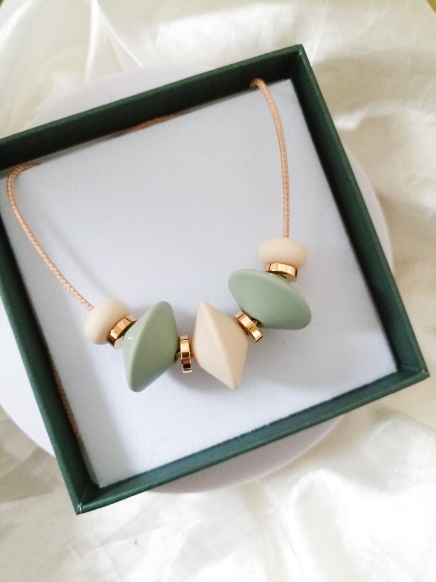 Sage & Cream Necklace