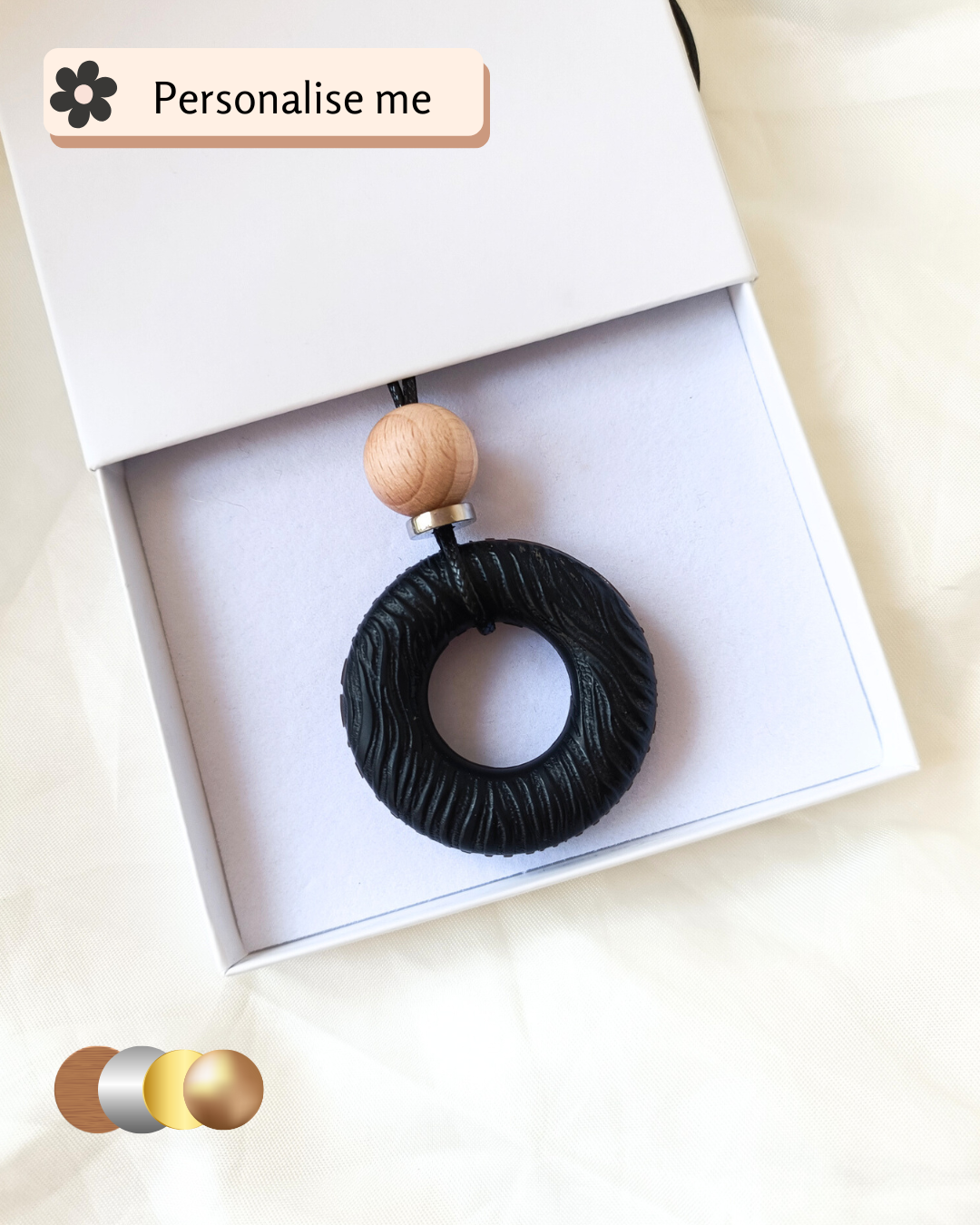 Zebra Bliss Breastfeeding necklace
