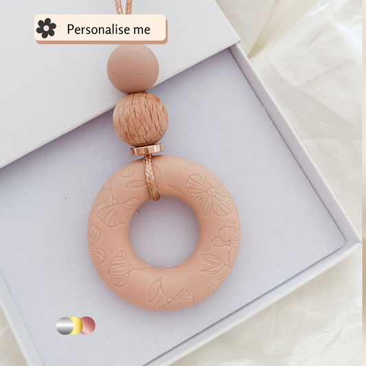 Embossed Soft Bloom Pendant