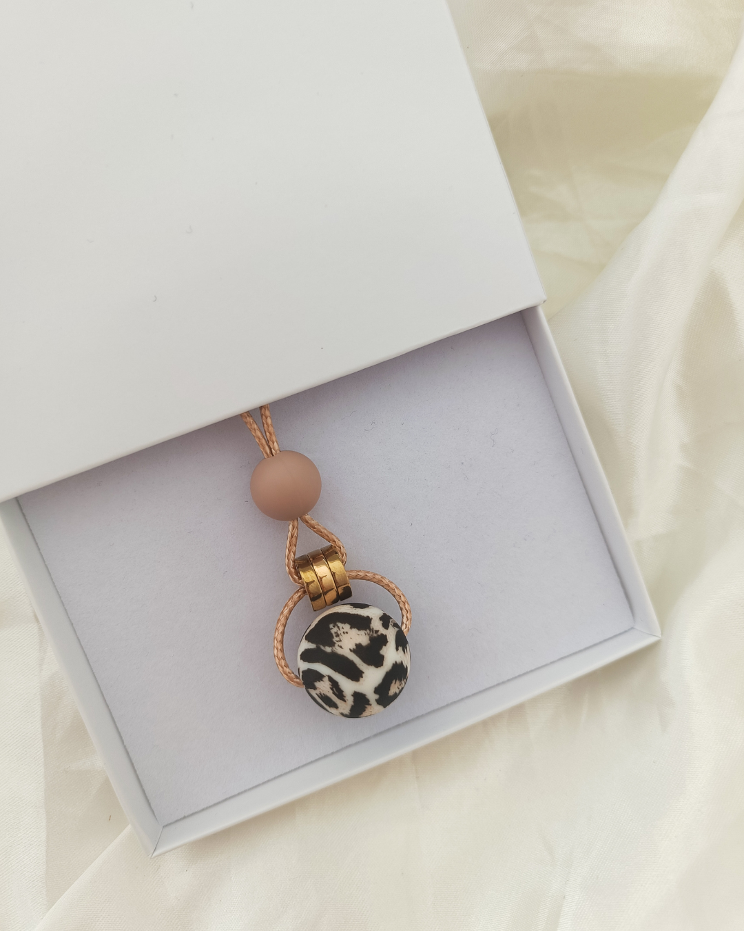 leopard Oatmeal Pendant