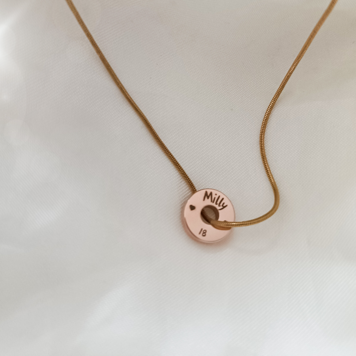 Gold Dainty Memories keepsake Necklace