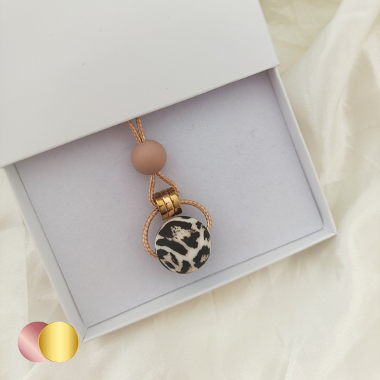 leopard Oatmeal Pendant