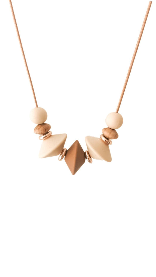 Coffee & Cream Necklace - Bennie blooms